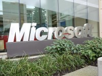 Microsoft Schriftzug
