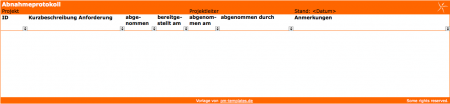 abnahmeprotokoll