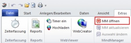 MindManager einfach aus A-Plan öffnen MindManager einfach aus A-Plan öffnen