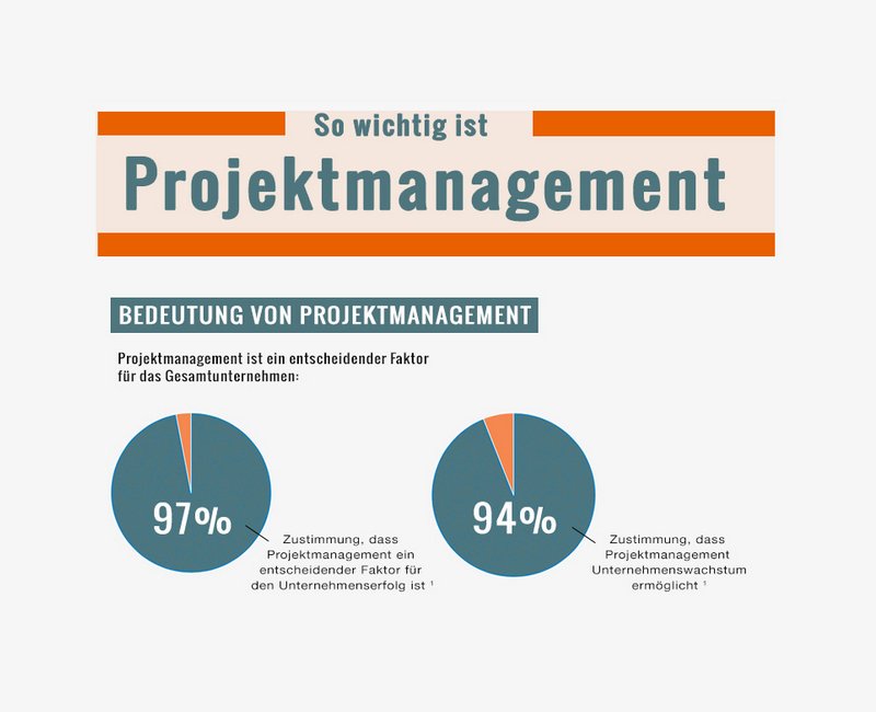 Infografik „So wichtig ist Projektmanagement“
